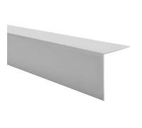 Quest Cornière PVC 20 x 10 mm Rigide - Gris, 200 cm