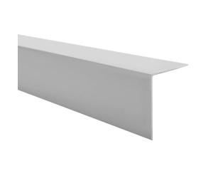 Quest Cornière PVC 50 x 50 mm Rigide - Gris, 200 cm