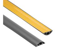 Quest Goulotte de Câbles PVC 3 Canaux 40 mm - Gris foncé, 200 m