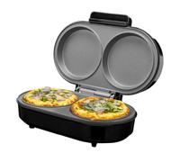 Quest Machine à omelette XL double - Moule à remplissage profond - Pour deux omelettes - Antiadhésif - Facile à nettoyer