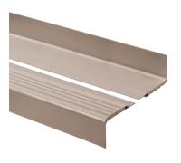 Quest Nez de Marche Autocollant 30 x 27 mm Antidérapant - Beige, 90 cm | Protège-angle en PVC autoadhésif, protection contre les chocs, pose rapide, idéal couloirs, escaliers & meubles