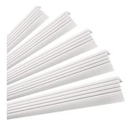 Quest Nez de marche autocollant - 50 x 42 mm - Antidérapant - Protection de nez de marche en plastique PVC - 100 cm - Blanc - 5 x 100 cm