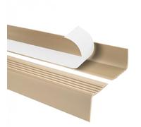 Quest Nez de marche autocollant 50 x 42 mm en PVC, profilé antidérapant pour escalier, RGP - beige, 150cm