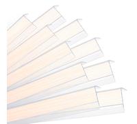 Quest Nez de Marche PVC 40 x 25 mm Antidérapant - Transparent, 100 cm