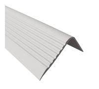 QUEST Nez de marche PVC 70x40 mm profilé d'escalier RGPD antidérapant protection d’escalier gris 150 cm