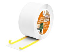 Quest Plinthe 6 en1 Multifonction 75 mm Autoadhésif - Blanc, 20 m