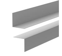 Quest Plinthe en PVC rigide PVC 30 x 30 mm Rigide - Gris, 200 cm