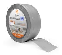 Quest Plinthe Souple - 70 mm x 20 mm - Plinthe en PVC de finition, Baguette de finition - Pour murs, sols - PVC, flexible, imperméable, décorative (Gris, 25m)