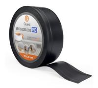 Quest Plinthe Souple - 70 mm x 20 mm - Plinthe en PVC de finition, Baguette de finition - Pour murs, sols - PVC, flexible, imperméable, décorative (Noir, 5m)