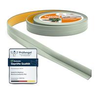 Quest Plinthe Souple Autoadhésive - 10 mm x 10 mm - Bande de finition en PVC pour cuisine, salle de bain - Bande d'étanchéité Flexible, Etanche, Décorative - 5 mètres, Vert clair