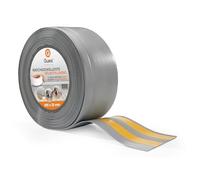 Quest Plinthe Souple Autoadhésive - 100 mm x 25 mm - Plinthe Autocollante en PVC de finition - Pour murs, sols - PVC, flexible, imperméable, décorative (Gris, 5m)