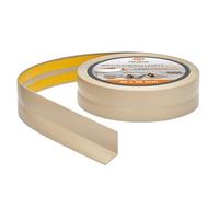Quest Plinthe Souple Autoadhésive - 25 mm x 25 mm - Plinthe en PVC de finition pour cuisine, salle de bain - Flexible, Etanche, Décorative, Résistant aux UV - 20 mètres, Beige