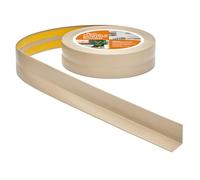 Quest Plinthe Souple Autoadhésive - 30 mm x 30 mm - Plinthe en PVC de finition pour cuisine, salle de bain - Flexible, Etanche, Décorative, Résistant aux UV - 5 mètres, Beige