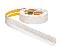 Quest Plinthe Souple Autoadhésive - 30 mm x 30 mm - Plinthe en PVC de finition pour cuisine, salle de bain - Flexible, Etanche, Décorative, Résistant aux UV - 20 mètres, Bouleau