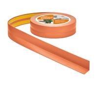Quest Plinthe Souple Autoadhésive 30 x 30 mm - Couleur de la brique, 25 m | Bande de finition flexible, protège contre poussière, humidité & insectes, pour salon, bureau, salle de bain & cuisine