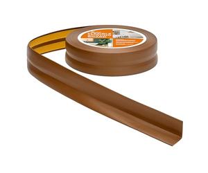 Quest Plinthe Souple Autoadhésive 30 x 30 mm Étanche - Marron, 5 m