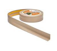 Quest Plinthe Souple Autoadhésive - 32 mm x 23 mm - Plinthe en PVC de finition - Pour l'intérieur, mur, sol - Étanche, décoratif, flexibilité, flexible - 15 mètres - Beige