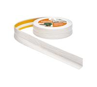 Quest Plinthe Souple Autoadhésive - 32 mm x 23 mm - Plinthe en PVC de finition - Pour l'intérieur, mur, sol - Étanche, décoratif, flexibilité, flexible - 10 mètres - Bouleau