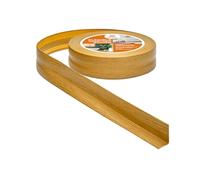 Quest Plinthe Souple Autoadhésive - 32 mm x 23 mm - Plinthe en PVC de finition - Pour l'intérieur, mur, sol, salle de bain, salon - Étanche, décoratif, flexible - 20 mètres - Chêne