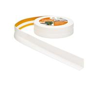 Quest Plinthe Souple Autoadhésive 32 x 23 mm Décorative - Blanc, 10 m