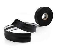 Quest Plinthe Souple Autoadhésive 32 x 23 mm Flexible - Noir, 25 m