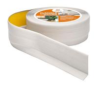 Quest Plinthe Souple Autoadhésive - 50 mm x 20 mm - Plinthe en PVC de finition - Pour l'intérieur, mur, sol, salle de bain, salon - Flexible, Étanche, Décoratif - 10 mètres, Bouleau