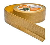 Quest Plinthe Souple Autoadhésive - 50 mm x 20 mm - Plinthe en PVC de finition - Pour l'intérieur, mur, sol, salle de bain, salon - Flexible, Étanche, Décoratif - 5 mètres, Chêne