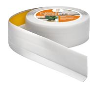 Quest Plinthe Souple Autoadhésive - 50 mm x 20 mm - Plinthe en PVC de finition - Pour l'intérieur, mur, sol, salle de bain, salon - Flexible, Étanche, Décoratif - 10 mètres, Gris cendré