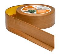 Quest Plinthe Souple Autoadhésive - 50 mm x 20 mm - Plinthe en PVC de finition - Pour l'intérieur, mur, sol, salle de bain, salon - Flexible, Étanche, Décoratif - 10 mètres, Chêne rustique
