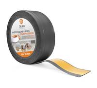Quest Plinthe Souple Autoadhésive - 70 mm x 20 mm - Plinthe Autocollante en PVC de finition - Pour murs, sols - PVC, flexible, imperméable, décorative (Gris foncé, 10m)