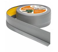 Quest Plinthe Souple en PVC 50 x 20 mm Autoadhésive - Gris, 10 m
