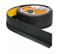 Quest Plinthe Souple en PVC 50 x 20 mm Autoadhésive - Noir, 25 m