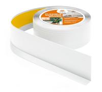 Quest Plinthe Souple en PVC 70 x 20 mm Autoadhésive - Blanc, 10 m