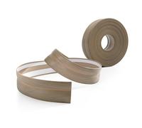 Quest Plinthe Souple Autoadhésive - 32 mm x 23 mm - Plinthe en PVC de finition autocollante - Pour l'intérieur, mur, sol, salle de bain, salon - flexible, décoratif, (Frêne clair, 15m)