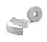 Quest Plinthe Souple Autoadhésive - 32 mm x 23 mm - Plinthe en PVC de finition autocollante - Pour l'intérieur, mur, sol, salle de bain, salon - flexible, décoratif, (Bouleau foncé, 15m)