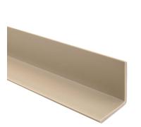 Quest Profilé d'angle 35 x 35 mm - Protection des bords - En plastique PVC - Sans ruban adhésif - 130 cm - Beige