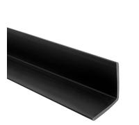 Quest Profilé d'angle 35 x 35 mm - Protection des bords - En plastique PVC - Sans ruban adhésif - 200 cm - Noir