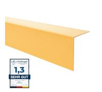 Quest Protège-coins en PVC sans ruban adhésif avec bande d'angle et protection des bords de 35 x 35 mm, 200 cm, doré