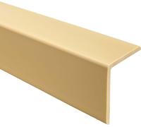 QUEST PVC profilé d'angle, plastique, protection des bords, crème, 40x40mm, 165cm