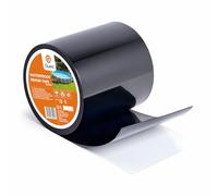 Quest Ruban d'étanchéité en butyle transparent - 100 mm x 3 m - Ruban de réparation imperméable pour toit, gouttières et fenêtres - Adhésif puissant - Pour l'intérieur et l'extérieur (noir)