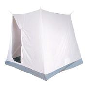 Quest Tente intérieure universelle à 3 couchettes, en polyester, tapis de sol à plateau imperméable, cadre gonflable, convient aux auvents de caravane