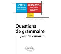 Question de grammaire pour les concours CAPES Lettres modernes Lettres classiques / Agrégation Lettres modernes Lettres classiques Grammaire