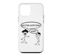Question drôle Tout ! Pourquoi ? Professeur de Sciences philosophiques Coque pour iPhone 12 Mini