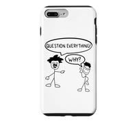 Question drôle Tout ! Pourquoi ? Professeur de Sciences philosophiques Coque pour iPhone 7 Plus/8 Plus