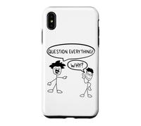 Question drôle Tout ! Pourquoi ? Professeur de Sciences philosophiques Coque pour iPhone XS Max