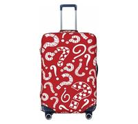 Question Marks1 Housses de protection élastiques pour bagages de 45,7 à 81,3 cm, noir, X-Large