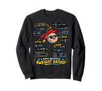Question mathématique du Rapport de Poids Professeur drôle Dicton Sarcastique Sweatshirt