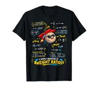 Question mathématique du Rapport de Poids Professeur drôle Dicton Sarcastique T-Shirt