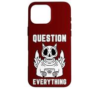 Question Tout Vintage Free Speech Propagande Coque pour iPhone 16 Pro Max