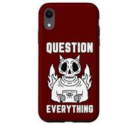 Question Tout Vintage Free Speech Propagande Coque pour iPhone XR